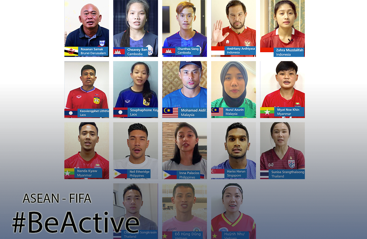 ASEAN, FIFA, football stars launch healthy lifestyle awareness campaign